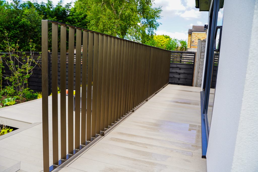 Steve and Rees Landscapes design and build Millboard decking in Chorleywood