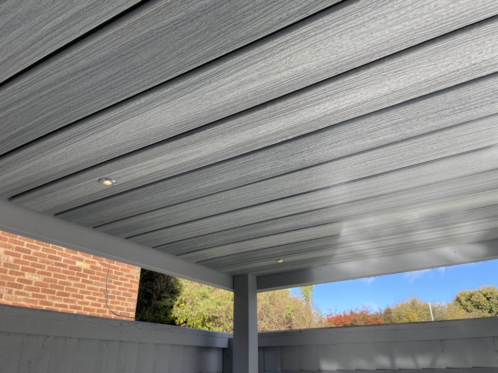 Foggy Wharf decking for your ceiling