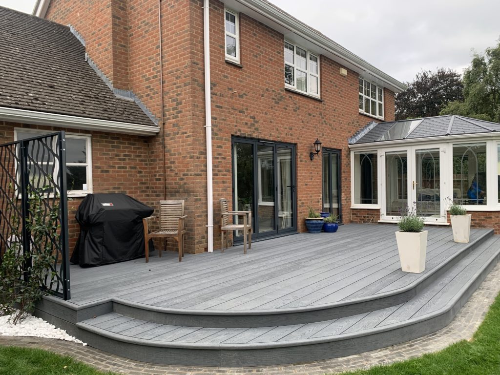 Decking with curved Millboard ideas