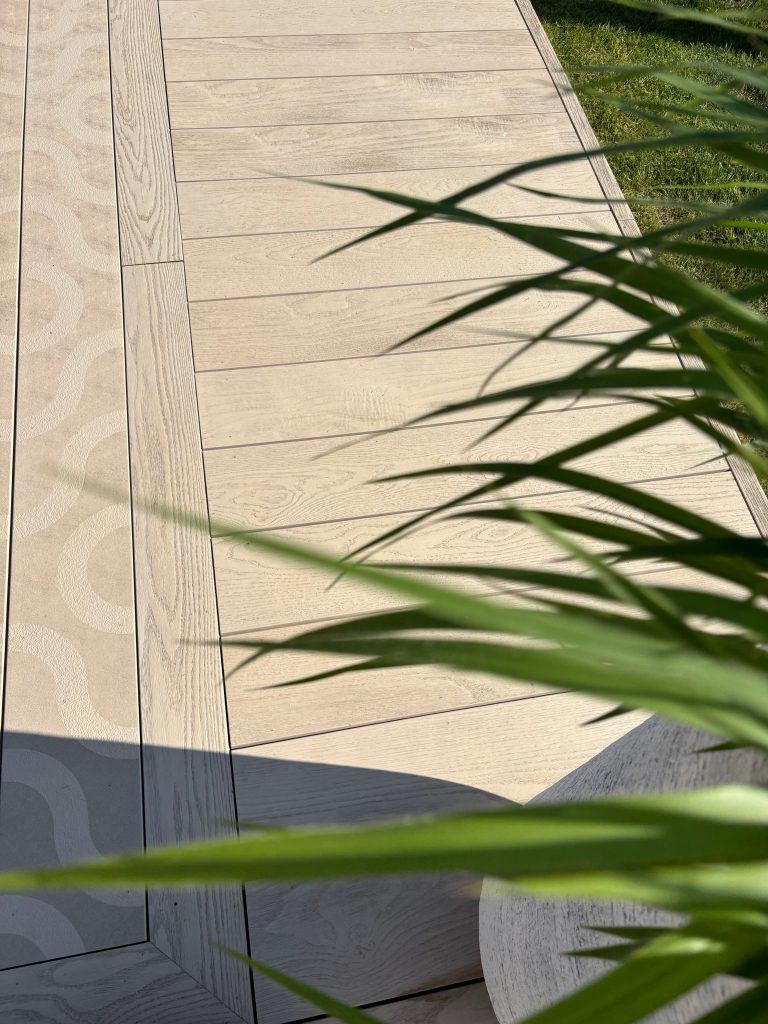 plants next to decking bay Karl Harrison