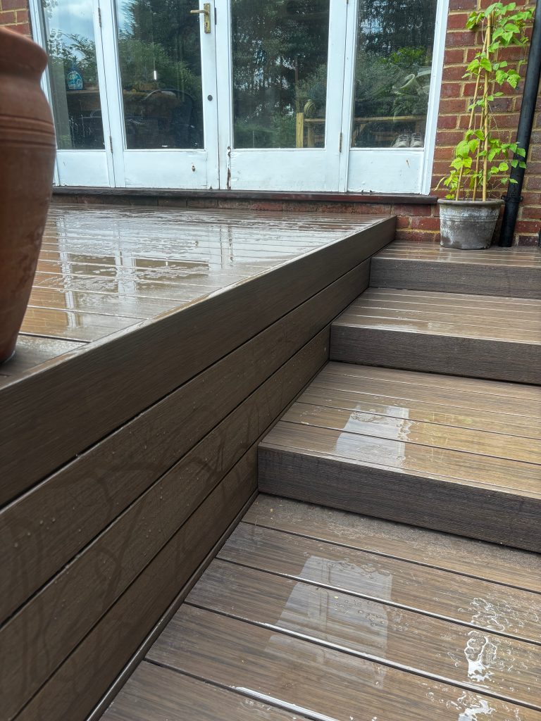Excursion decking in Bali colour composite decking