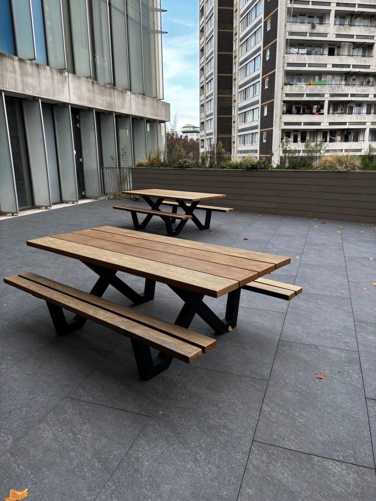 custom made terrace furniture by Karl Harrison