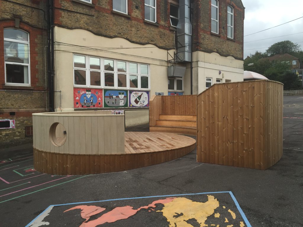 School decking designer Karl Harrison