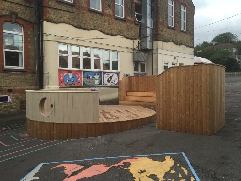 School decking designer Karl Harrison