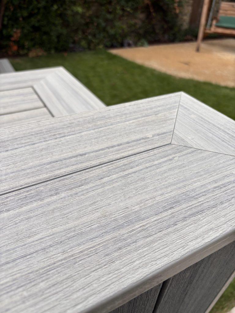 tight mitres with Deckorators decking ealing